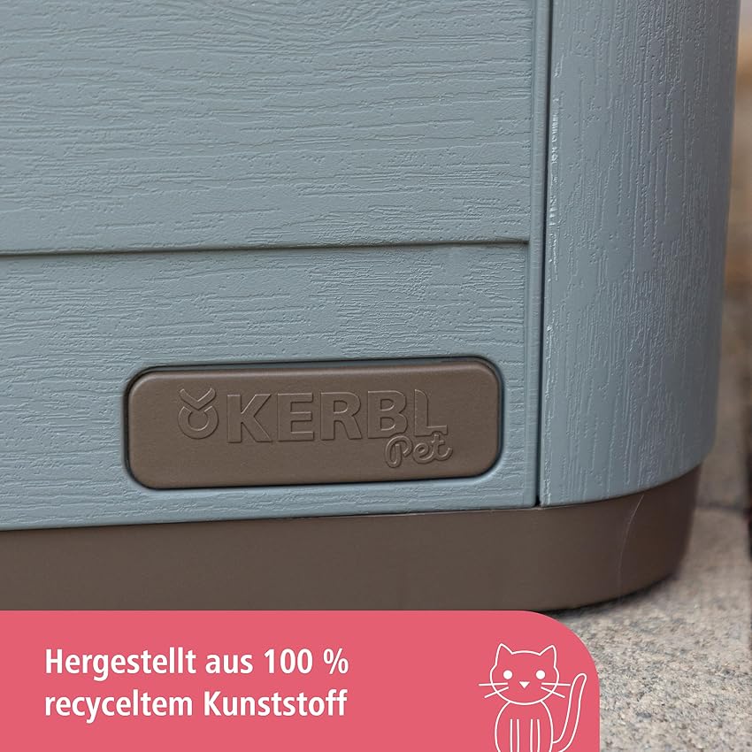 Detalle 2 de Kerbl Pet 81341 Casa para gatos Paola Eco 60×51×41 cm 🐱