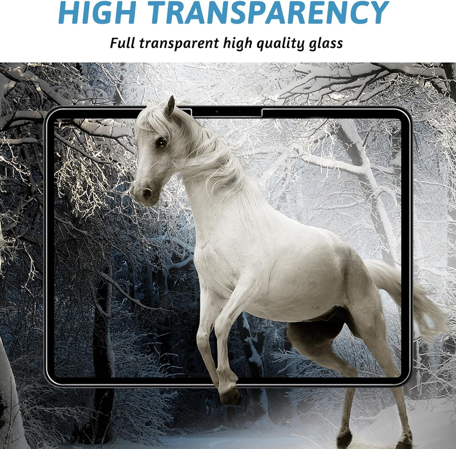 Thumbnail 5 de GOZOPO 2-Pack Tempered Glass Screen Protector for iPad Pro 13 inch (M5 2025 / M4 2024)