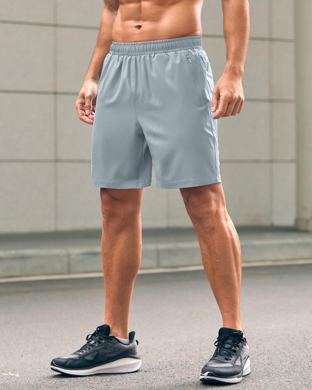 Detalle de G Gradual Men's Athletic Running Shorts with Zipper Pockets, UPF 50+