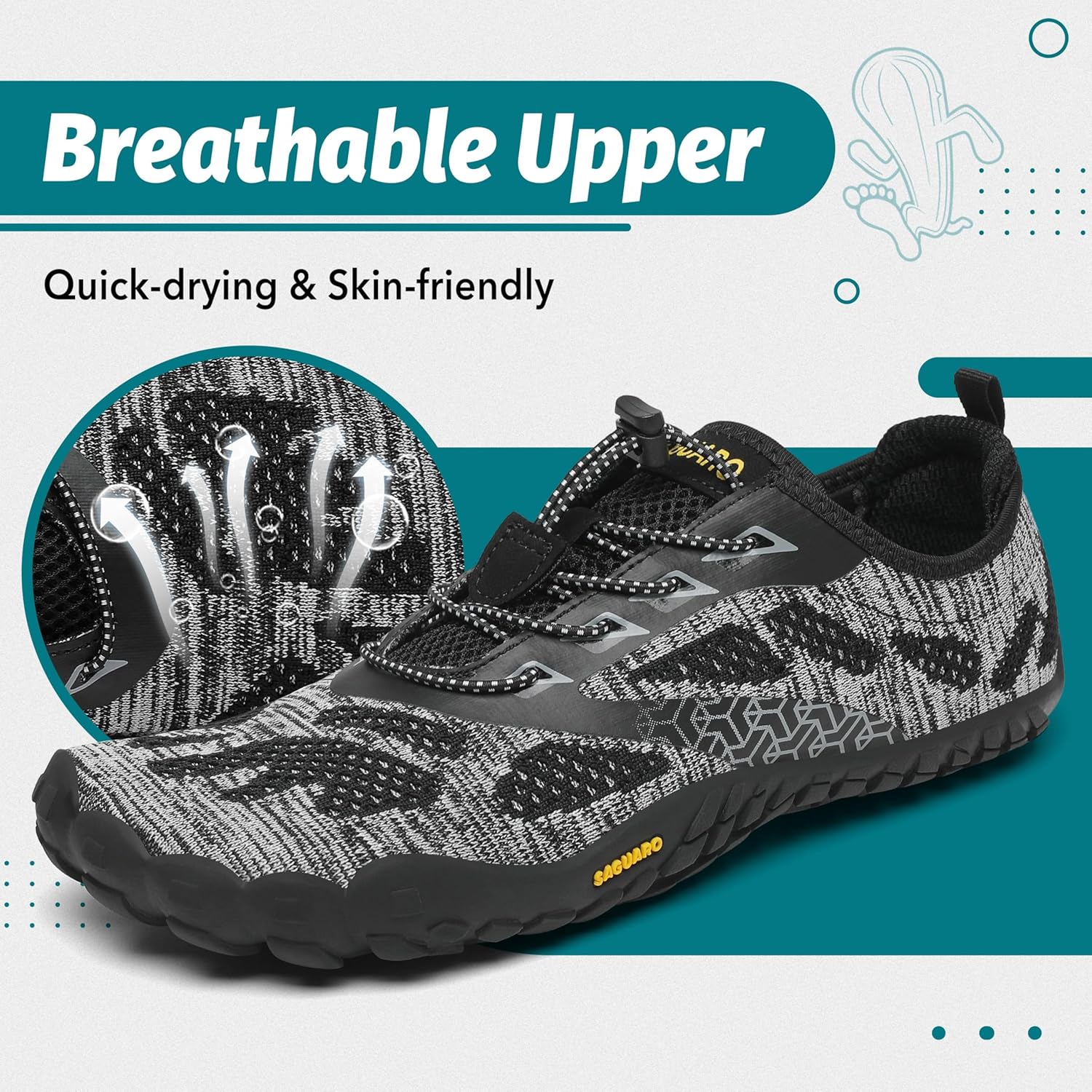 Thumbnail 2 de SAGUARO Scarpe Barefoot Unisex: Minimaliste a Piedi Nudi per Trail, Trekking e Palestra