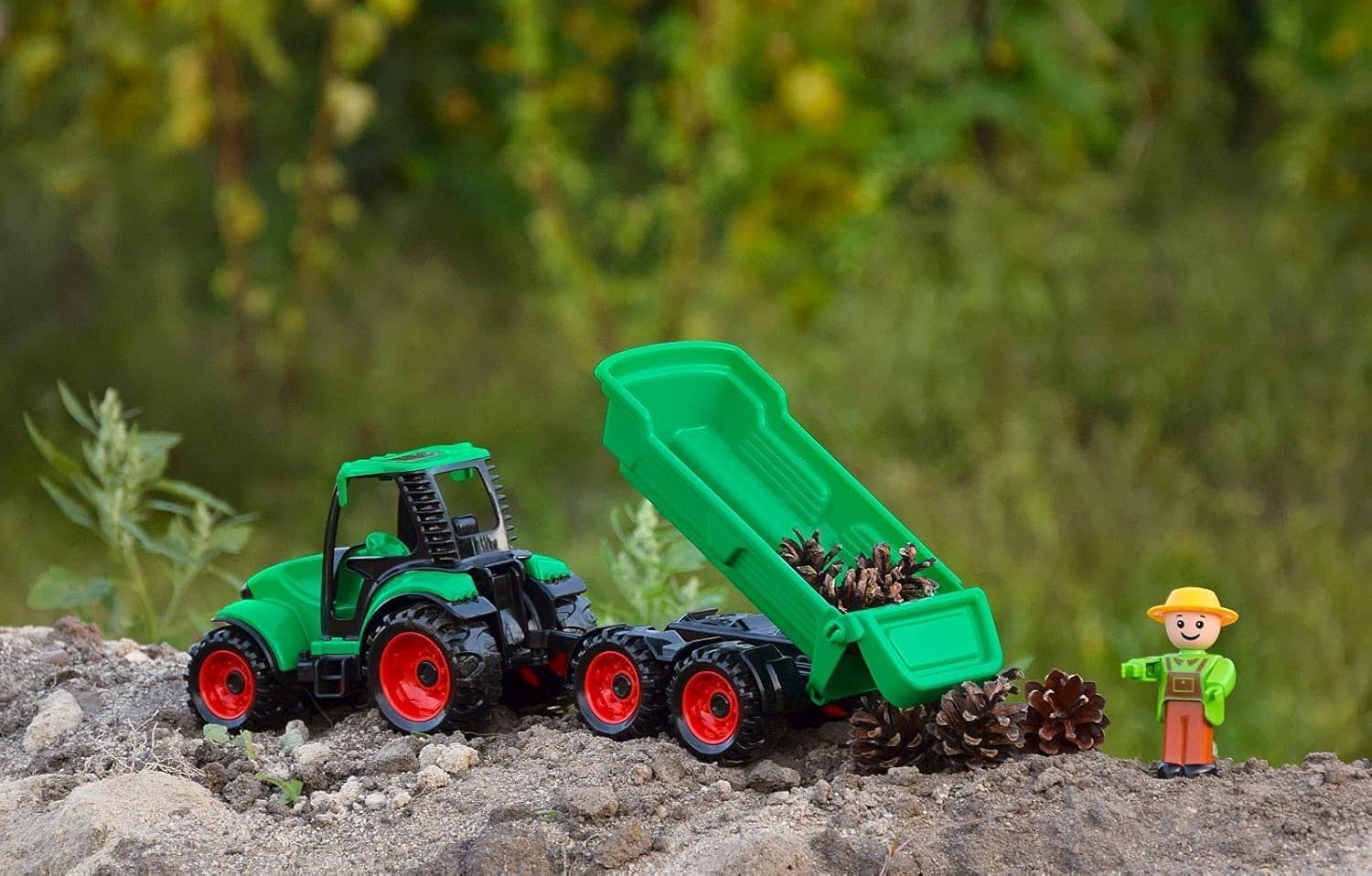 Thumbnail 3 de LENA Truckies Traktor 38 cm grün