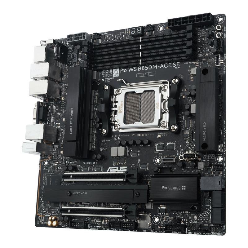 Thumbnail 2 de ASUS PRO WS B850M-ACE SE: Placa base AM5 Micro ATX DDR5 para estaciones de trabajo