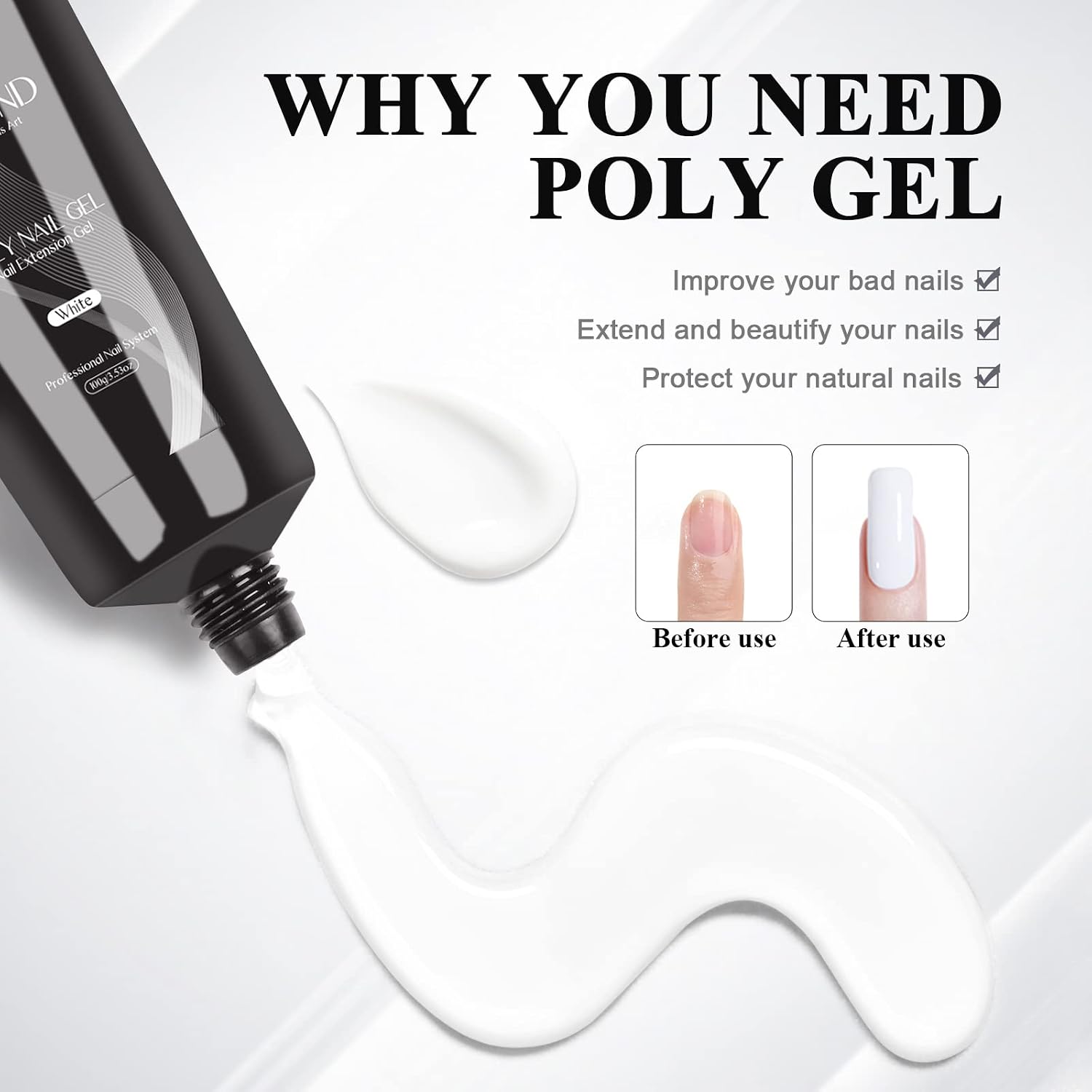 Thumbnail 1 de Saviland Poly Nail Extension Gel 100 ml