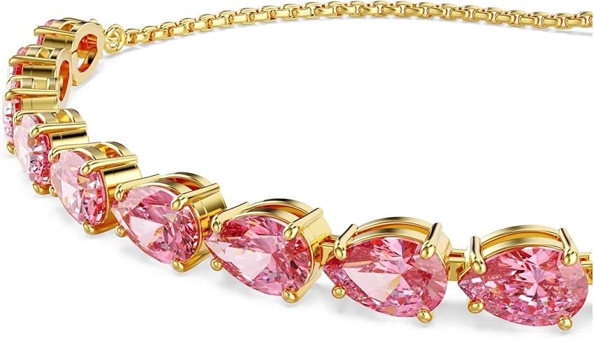 Detalle 2 de Swarovski Pulsera Matrix talla pera rosa 💍