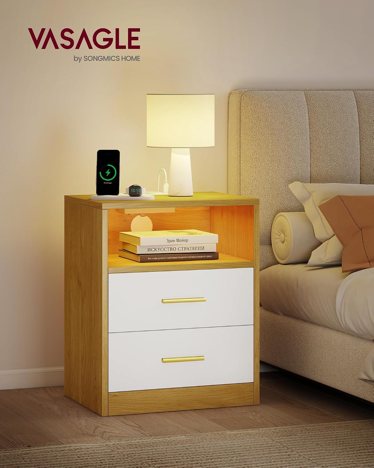 Thumbnail 1 de VASAGLE Custos Collection 2 tables de chevet