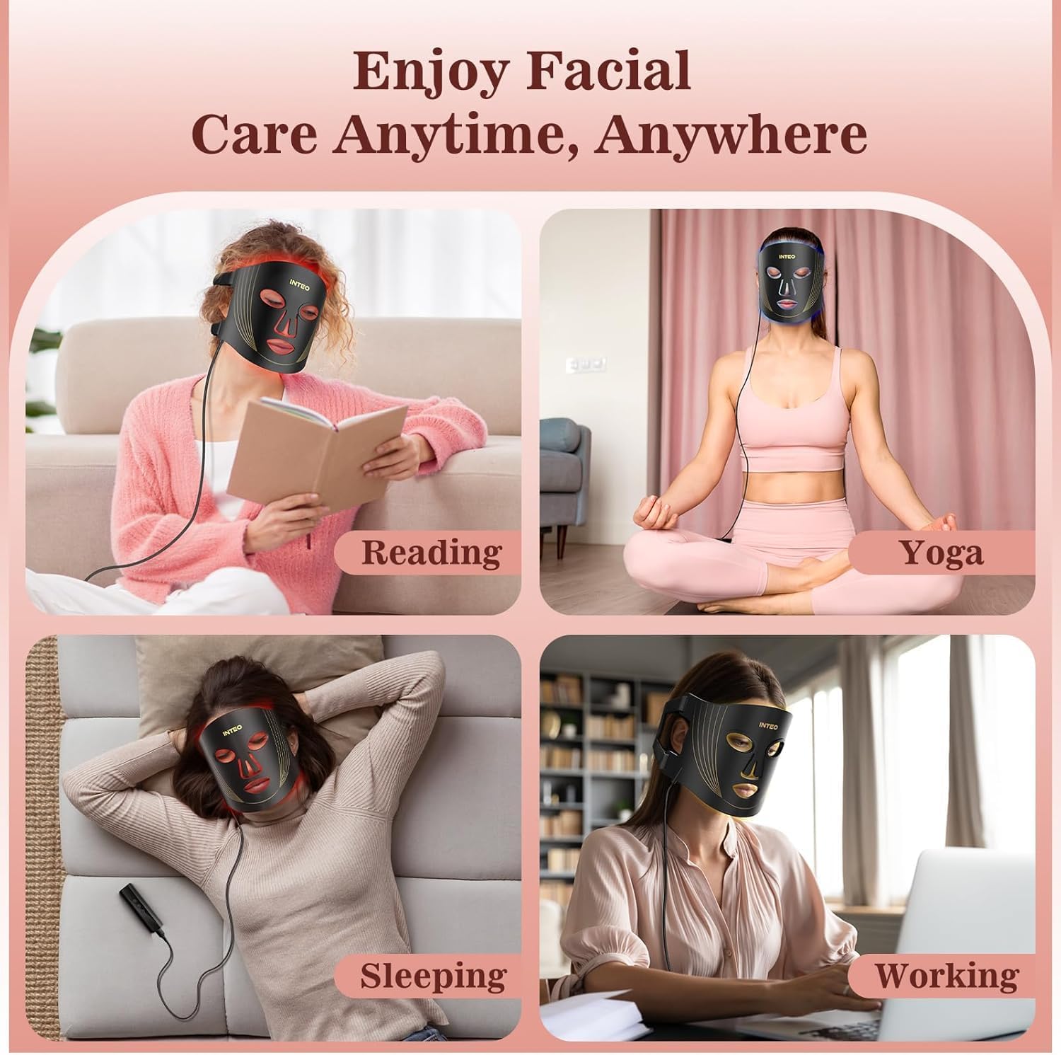 Thumbnail 6 de INTEO Red Light Face Mask 3 Modes