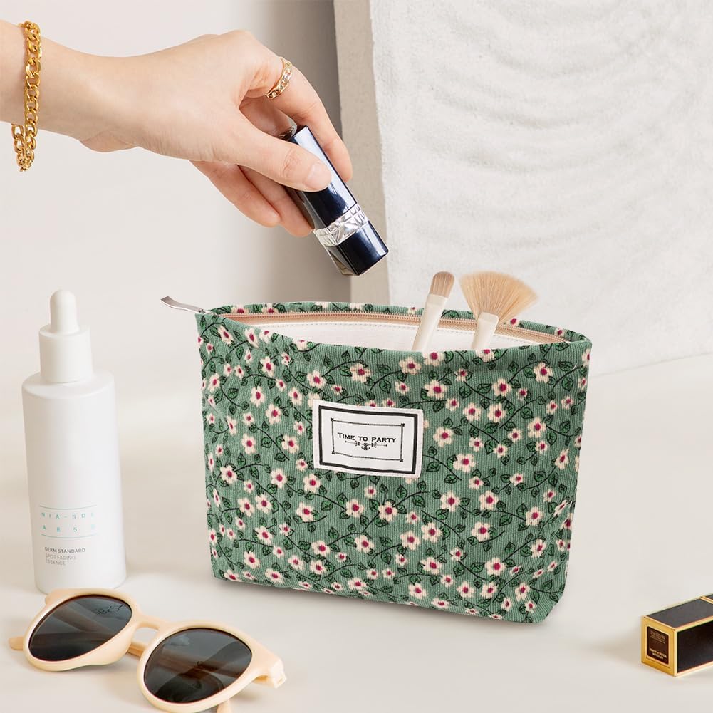 Thumbnail 3 de Aucuu Neceser Maquillaje Floral Mujer 🌺 Bolsas de Viaje Multifuncional