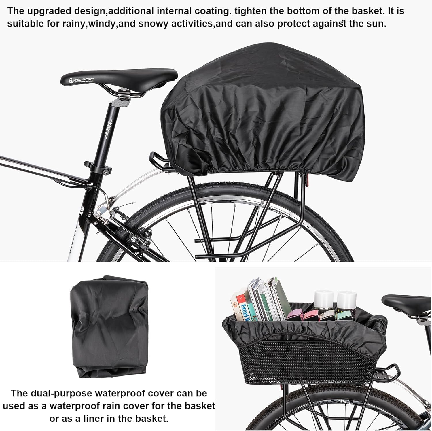 Detalle 2 de CXWXC CX-HT-193-EU Fahrradkorb hinten
