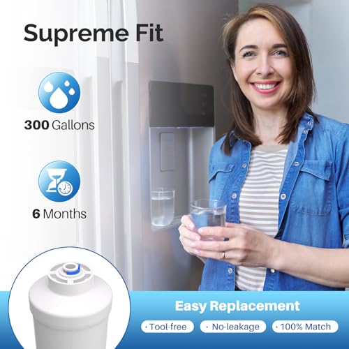 Detalle de ICEPURE Refrigerator Water Filter for Samsung, Haier and LG Inline Models (2 Pack)