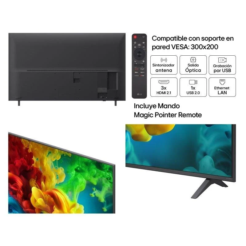 Detalle 2 de LG QNED evo AI Mini LED 65QNED82B6B (65") 4K 144Hz: análisis y guía de compra
