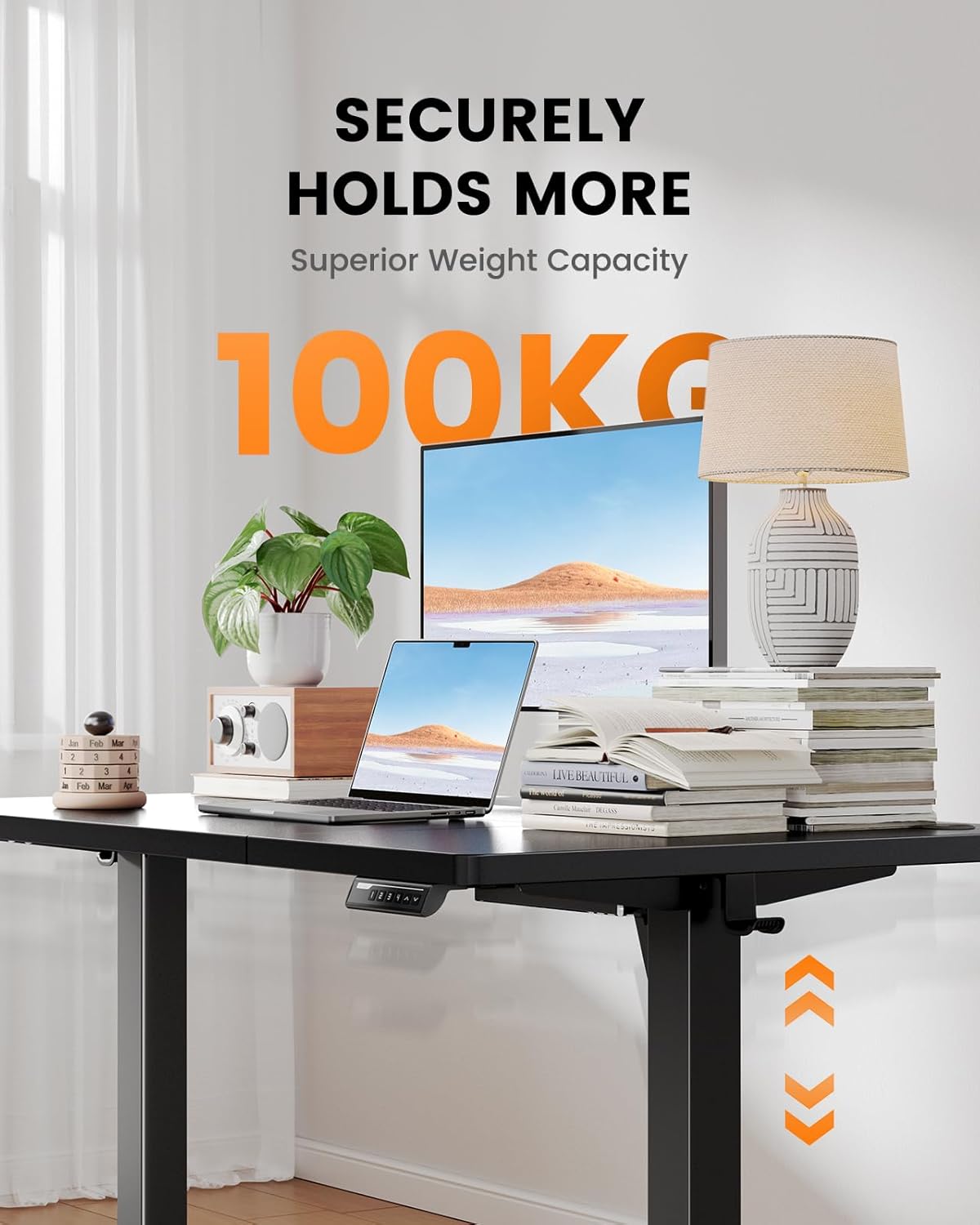 Thumbnail 2 de ErGear Electric Standing Desk 160×80 cm