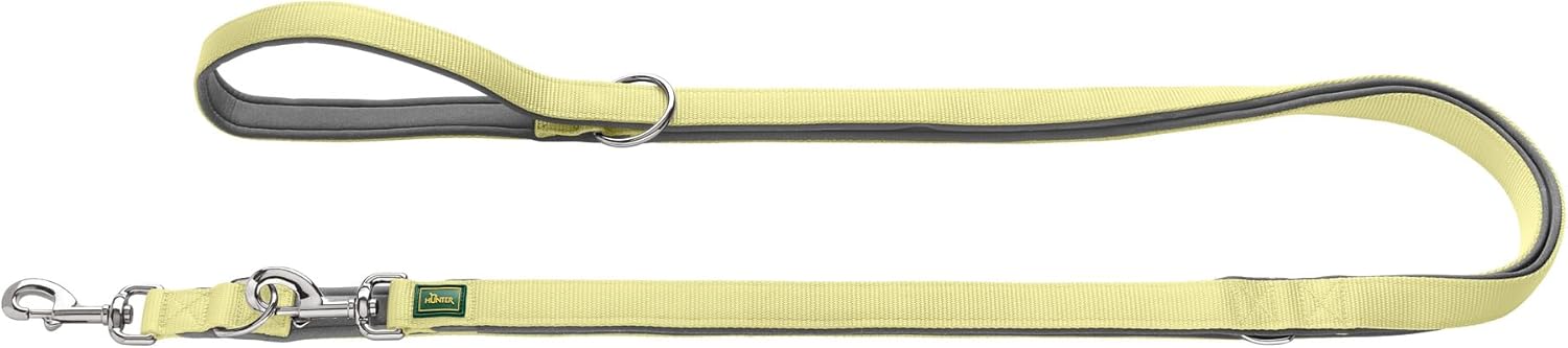 Detalle 2 de Hunter Verstellbare Führleine NEOPREN – Matcha/Grau, 20/200 cm, Nylon, 3-fache Verstellmöglichkeit
