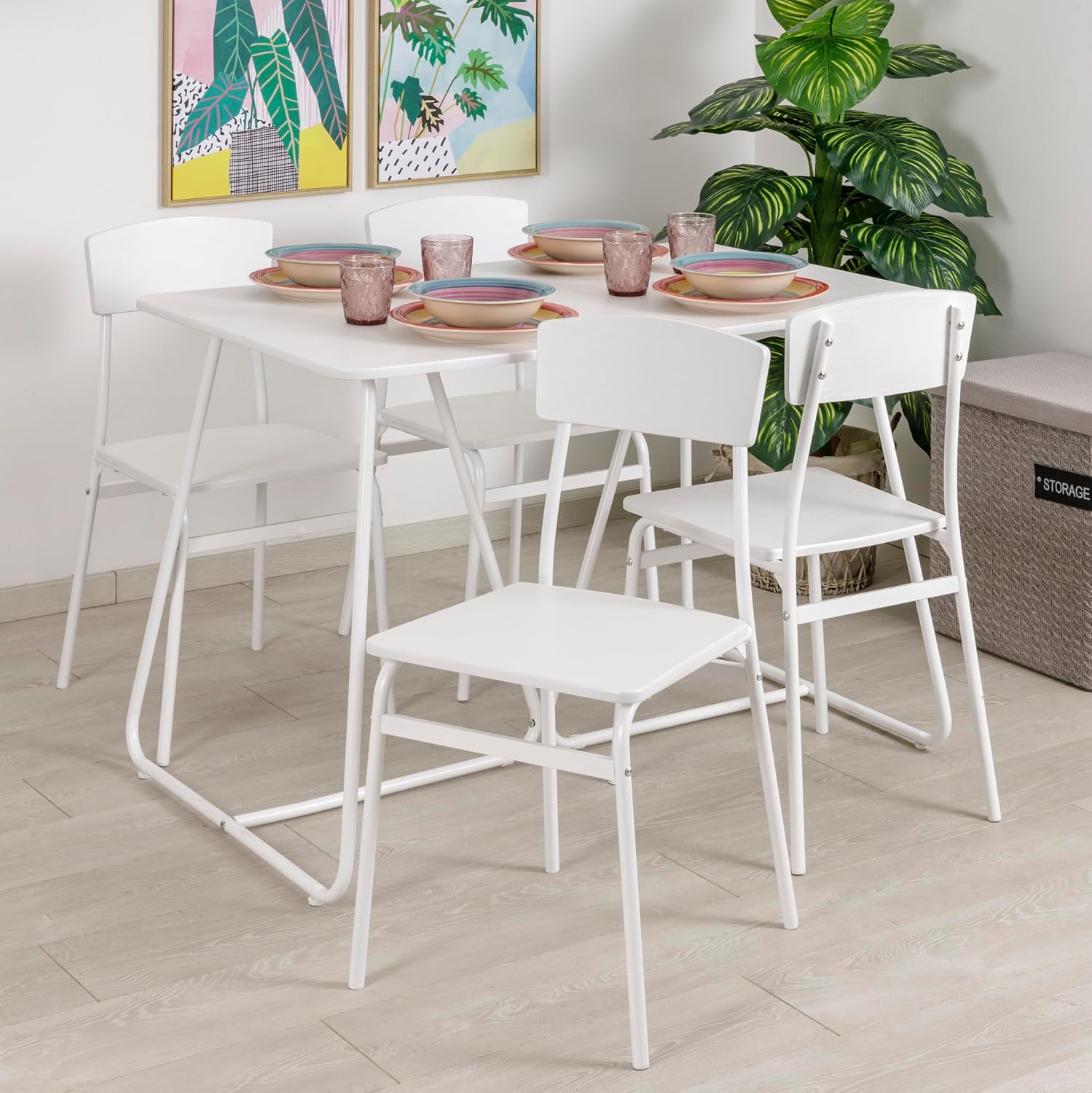 Detalle 2 de Baroni Home Set 4 Sedie 35x46x81 cm