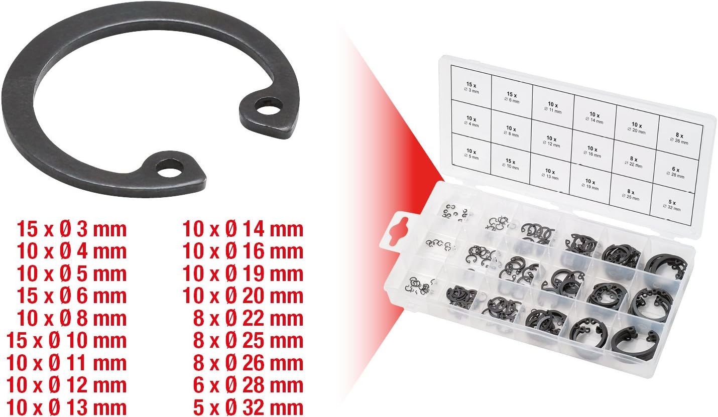Thumbnail 1 de KS TOOLS 970.0090 assortiment circlips 180 g 🧰