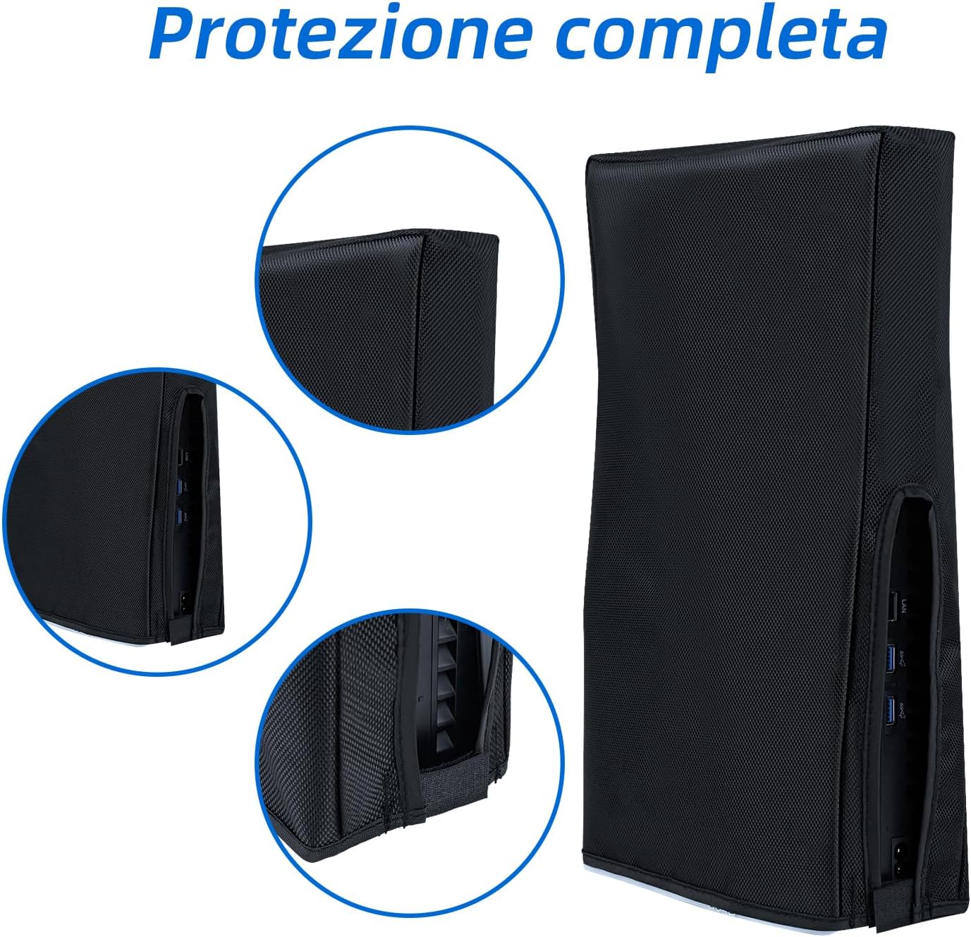 Thumbnail 4 de Tolesum Custodia PS5 Slim Antipolvere Nero