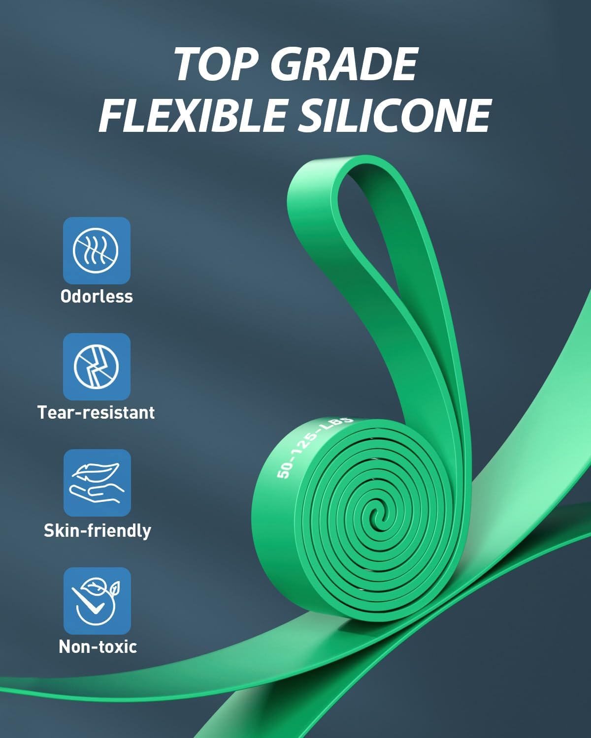 Detalle de Dapofajo Resistance Bands, Silicone