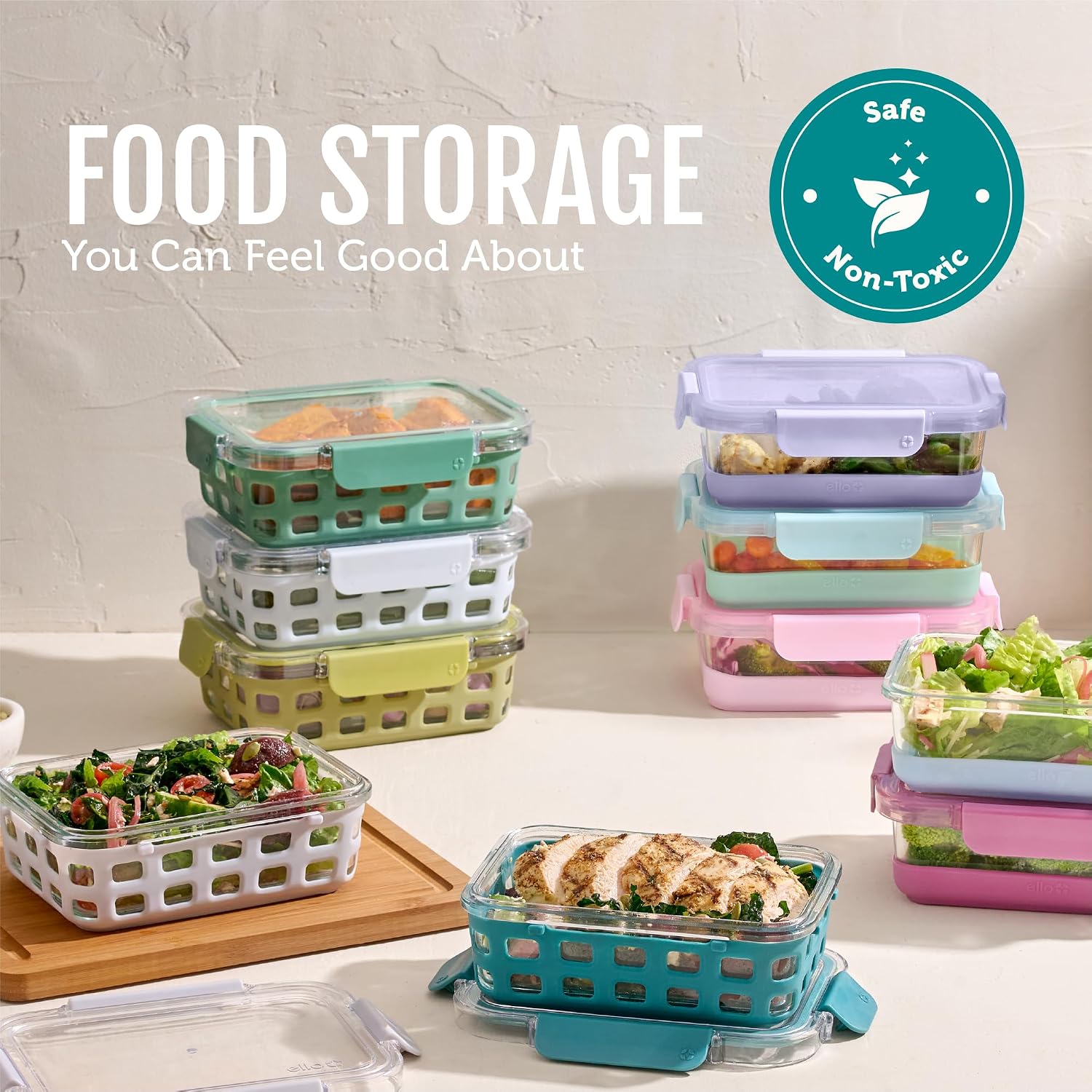 Thumbnail 6 de Ello Duraglass 5-Piece Glass Food Storage Set