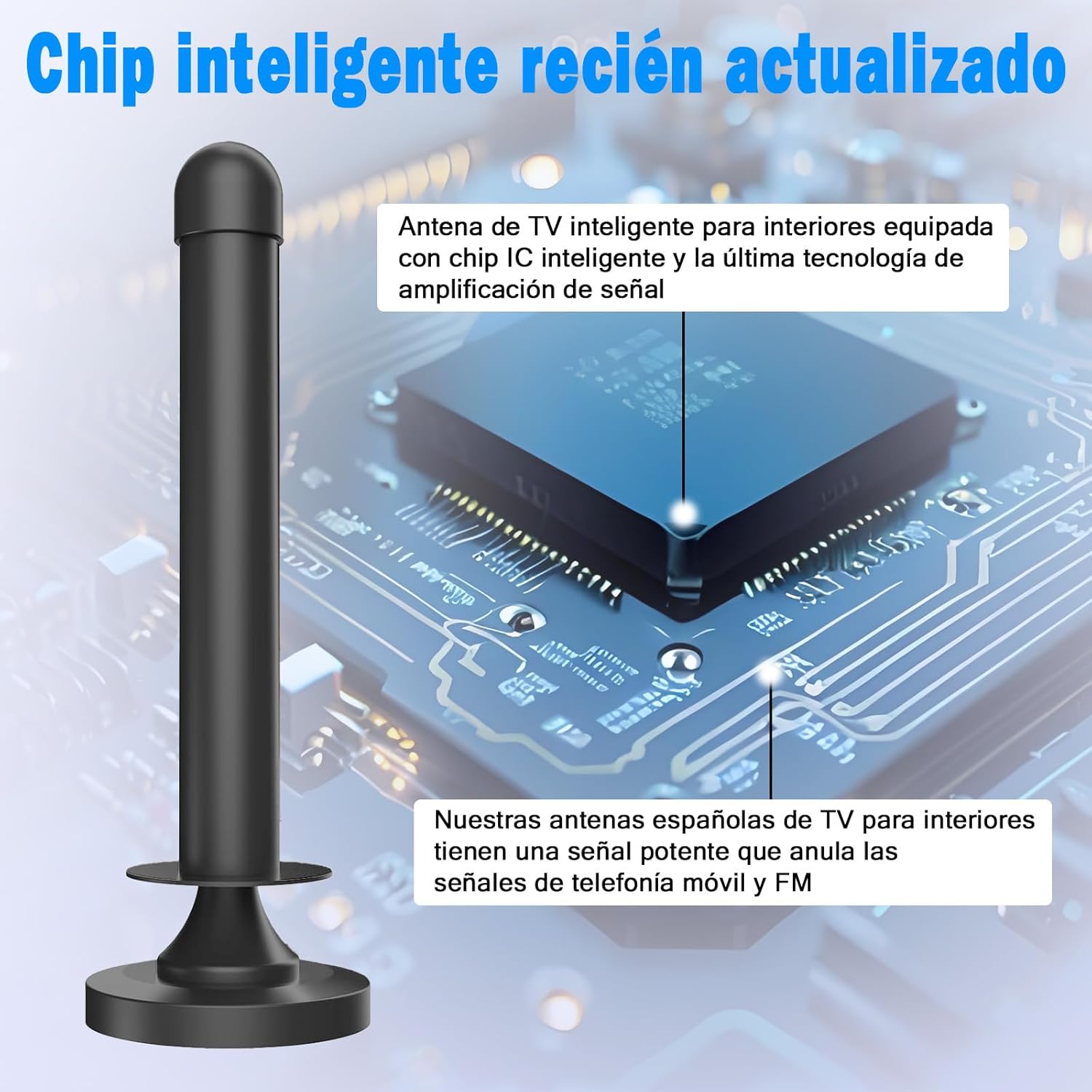 Thumbnail 6 de Antena TDT Interior con Amplificador 3 m