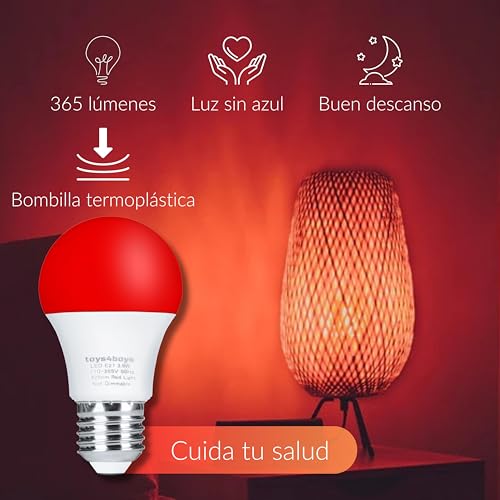 Thumbnail 2 de Toys4Boys Roja E27 3.5W bombilla LED 🔴