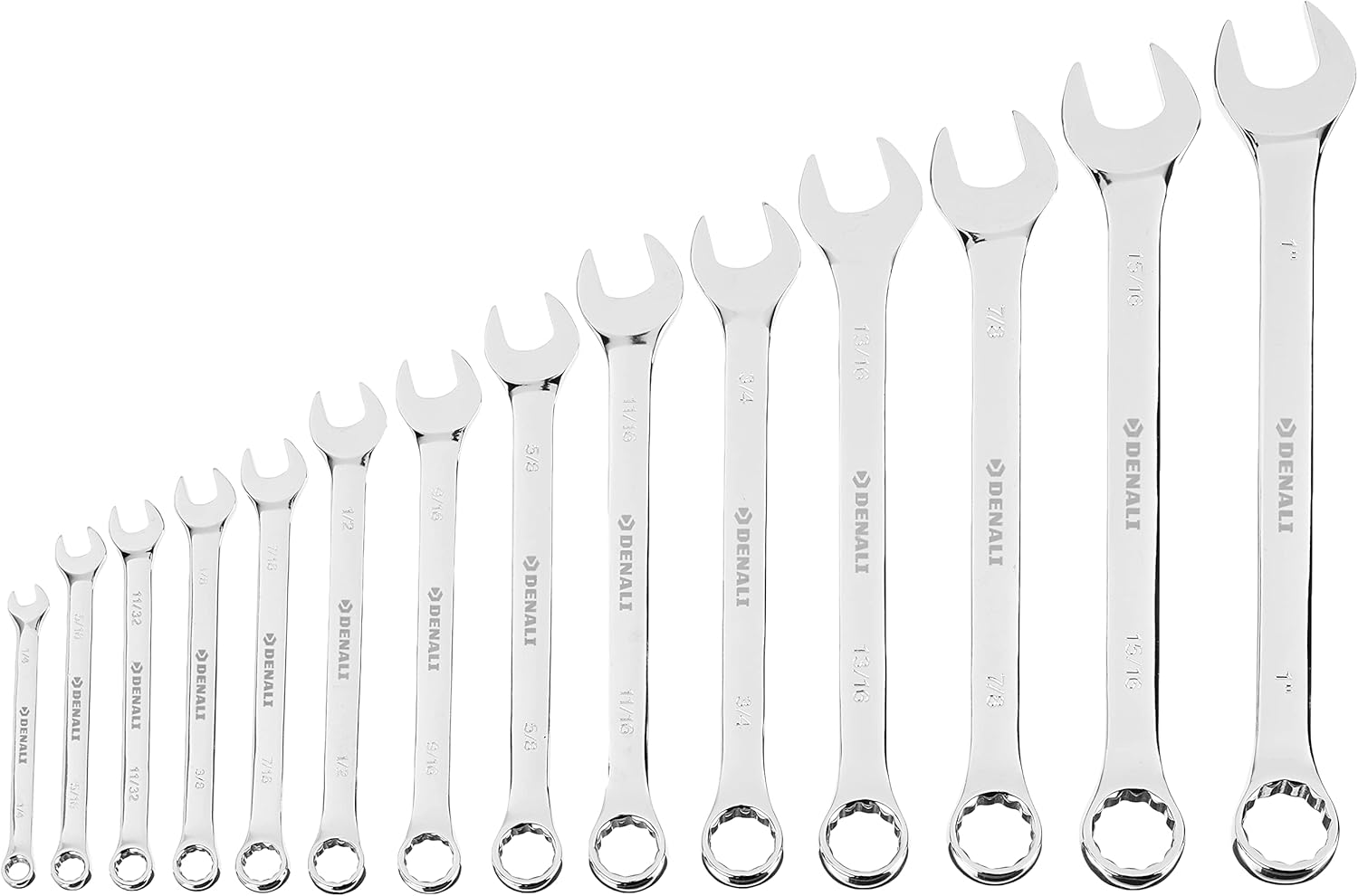 Detalle de Denali 14-Piece Wrench Set with Holder (60–250 mm) — Practical, Compact and Durable