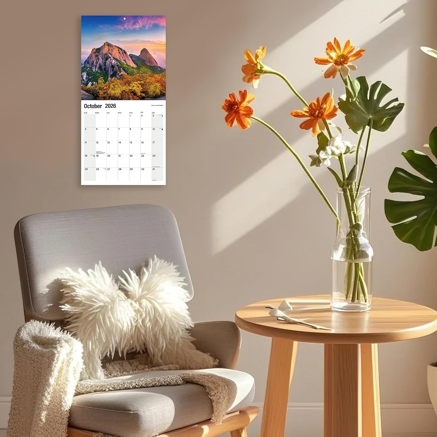 Thumbnail 5 de Wall Calendar 2026 Planner with 12"x24" layout 📅