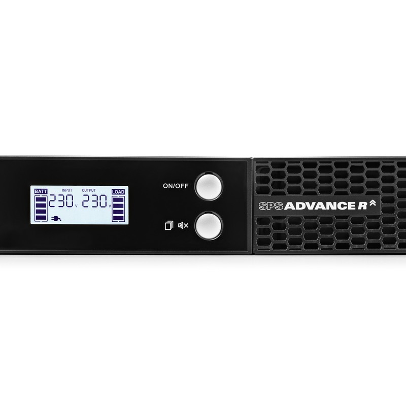 Detalle de Salicru SPS Advance R SAI Line Senoidal Rack 1U 750 VA: UPS de alta densidad para rack 19