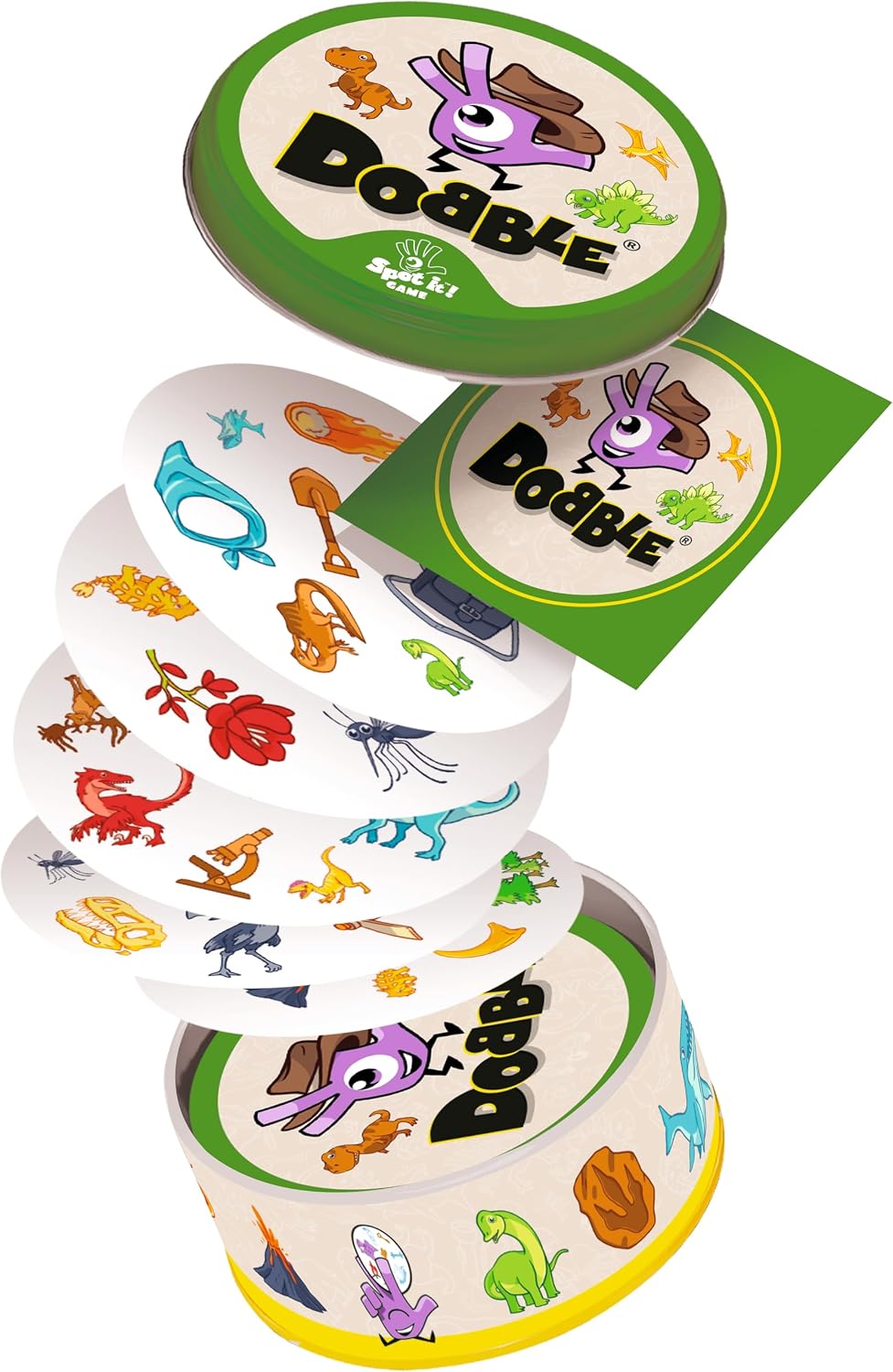 Detalle de Asmodee Dobble Dinosaurs 15 Minutes