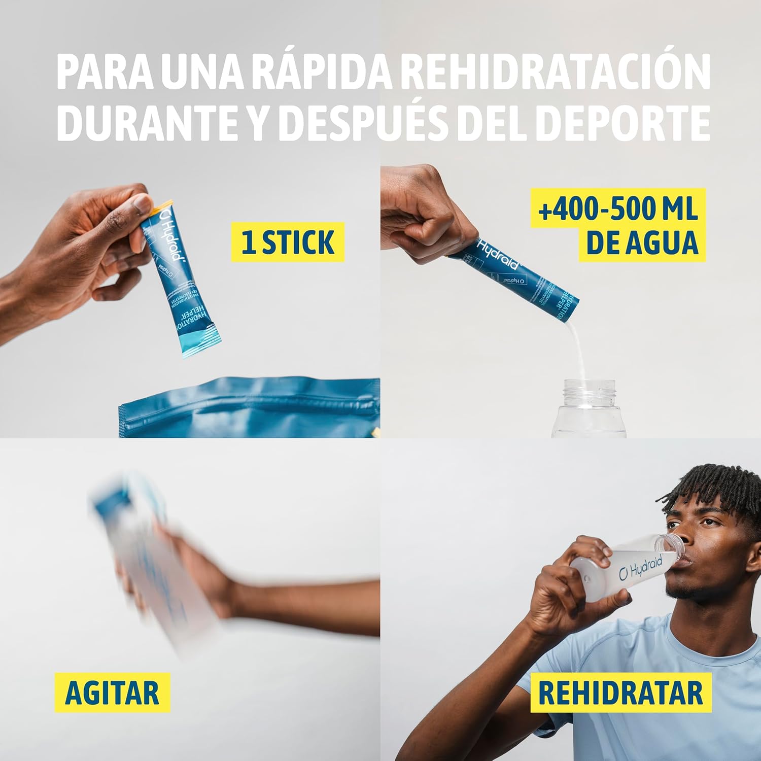 Thumbnail 6 de Hydraid® Electrolitos en Polvo Mango, 25 sobres, Hidratación Rápida 💧