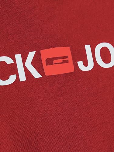 Detalle 2 de JACK & JONES T-Shirt Logo Jjecorp Homme - Rouge, XL