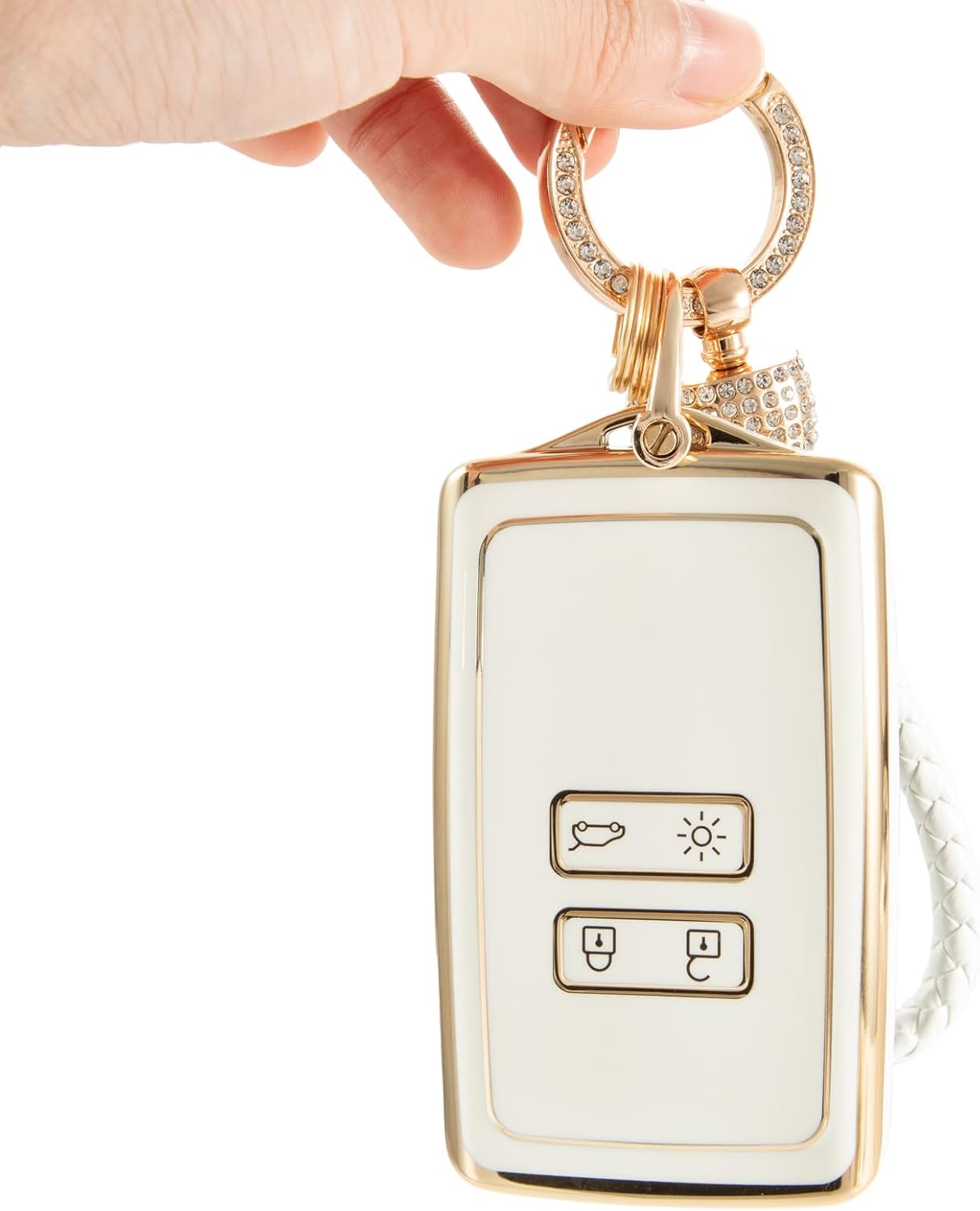 Thumbnail 6 de luwiscook Car Key Cover with Keychain Lanyard (TPU, 4-button) for Renault & Dacia remotes