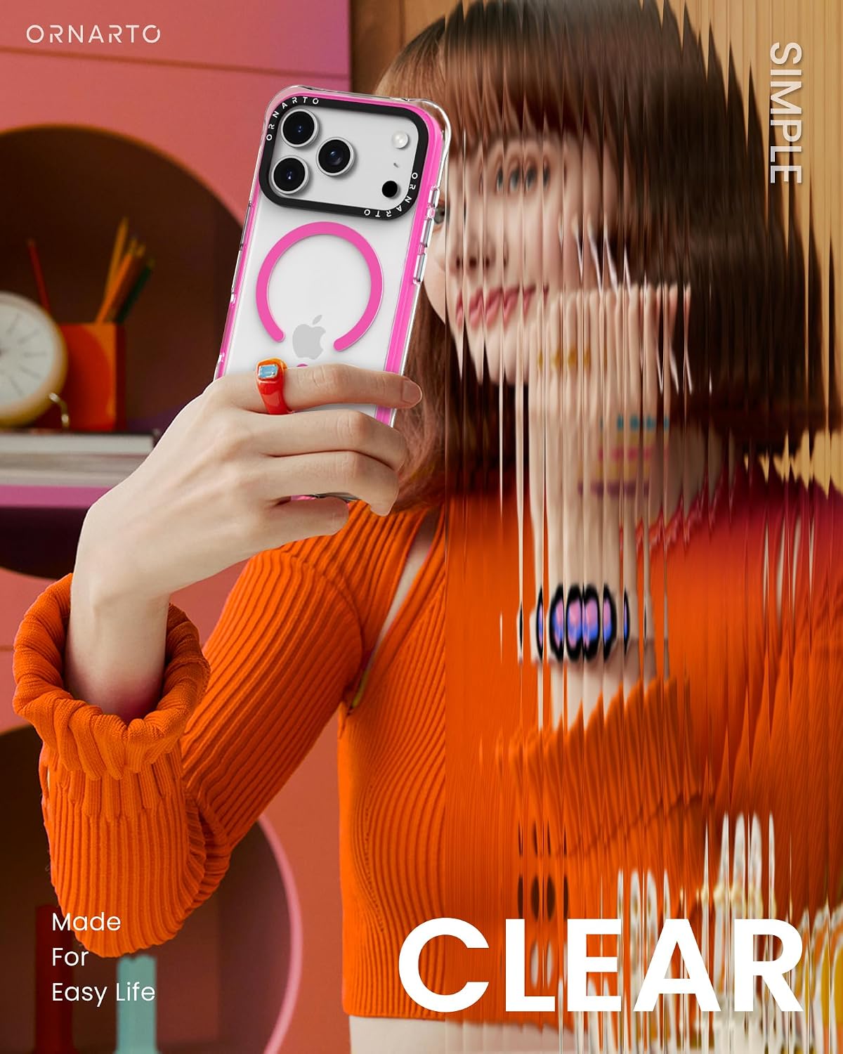 Thumbnail 4 de ORNARTO Air Case iPhone 17 Pro Max, MagSafe compatible