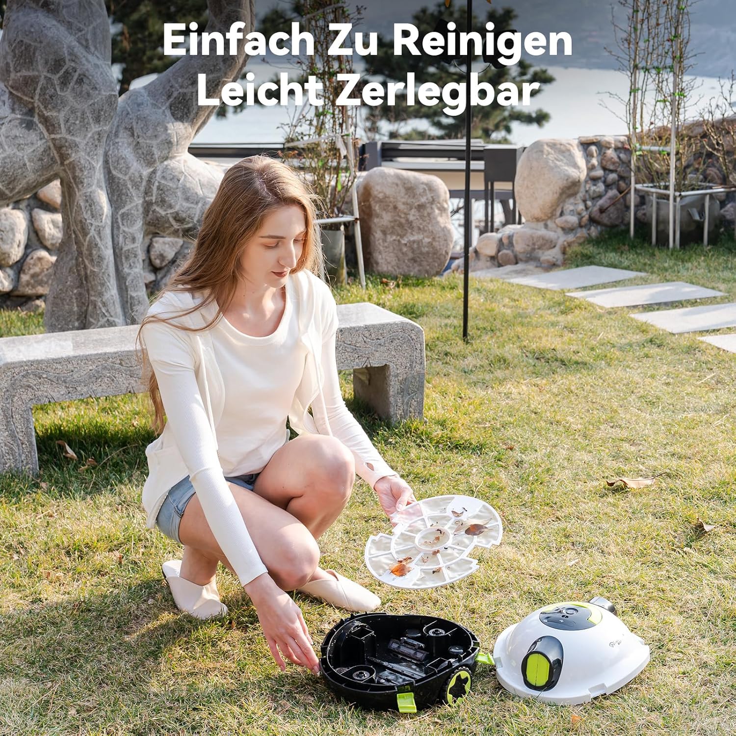 Thumbnail 6 de EVERCROSS BOT Y10 Poolroboter – zuverlässige Bodenreinigung für große Becken bis 120 m²