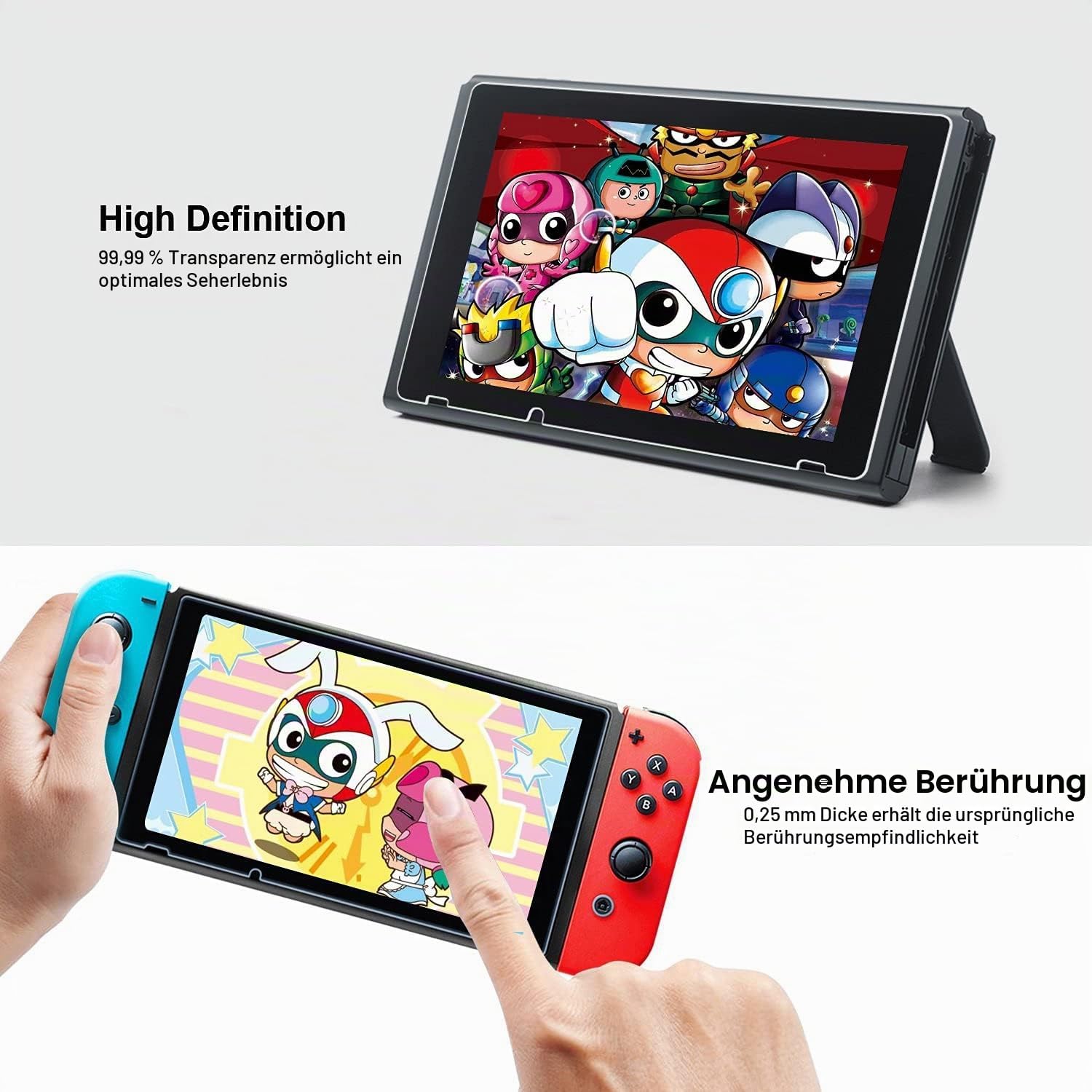 Thumbnail 5 de ivoler Panzerglas für Nintendo Switch 0,3 mm
