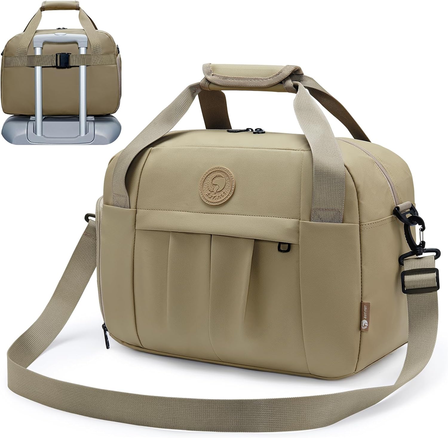 Detalle de Borsa da viaggio SUCIKORIO 40x30x20 per bagaglio a mano (25 L) con scomparto scarpe e busta bagnata