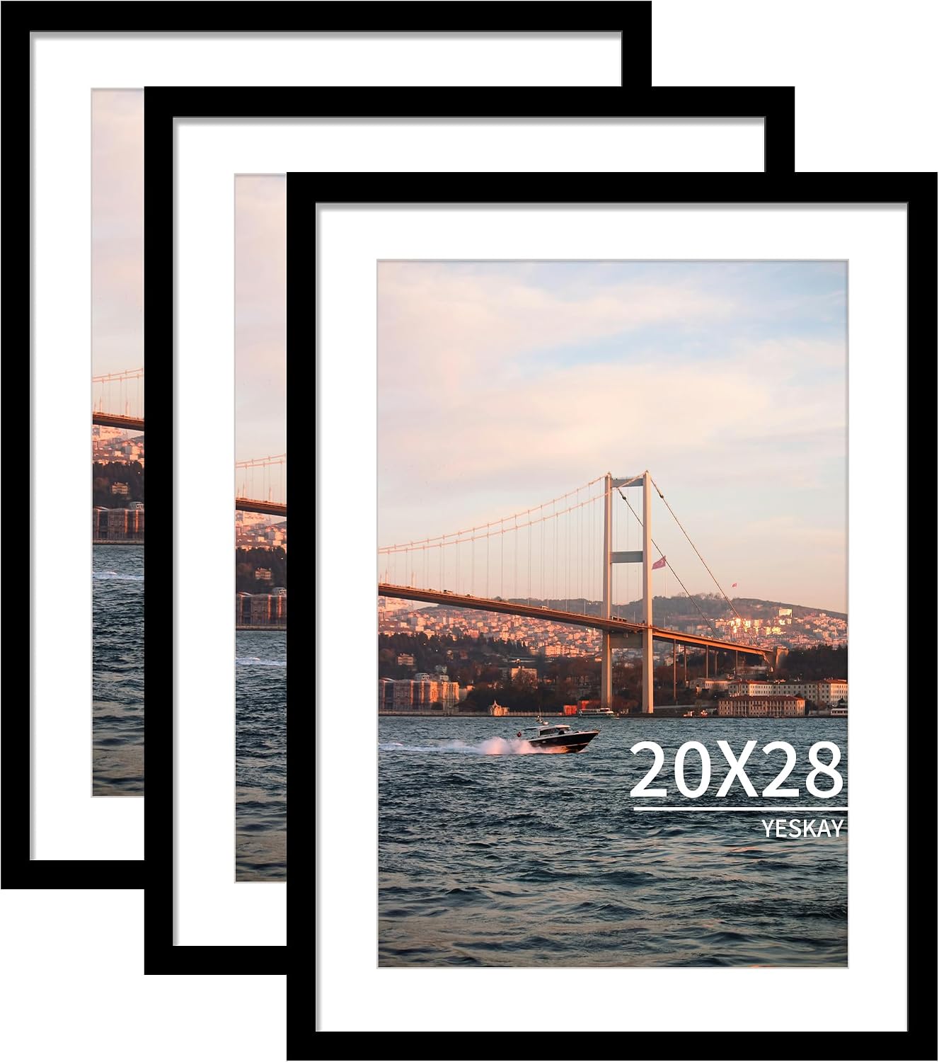 Thumbnail 6 de YESKAY 18x24 Picture Frame White Set of 3