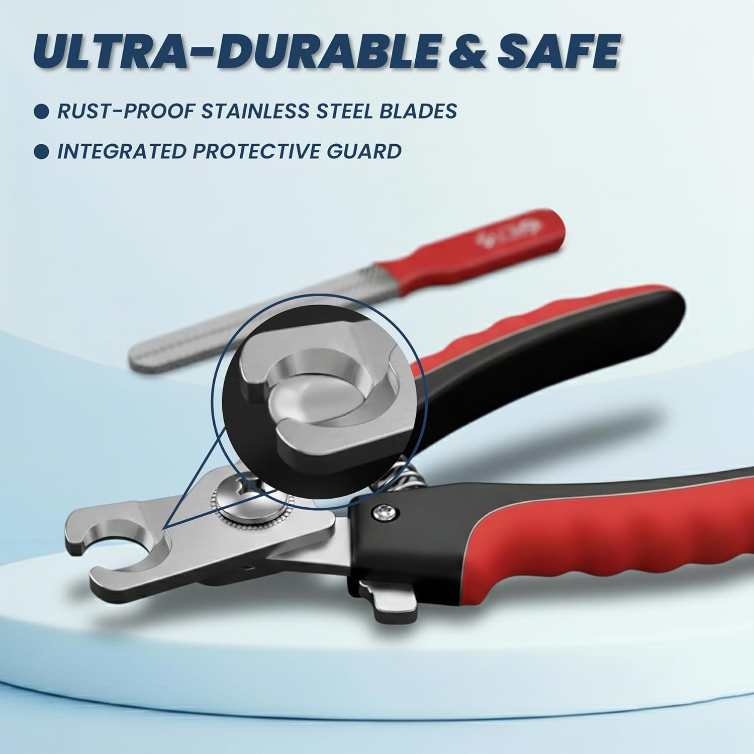 Detalle 2 de OCBA Dog Nails Clippers Large with safety guard ✂