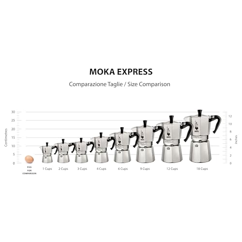 Thumbnail 6 de Bialetti Caffettiera Moka Express 1 Tazza (60 ml) con Manico anti scottatura – Alluminio