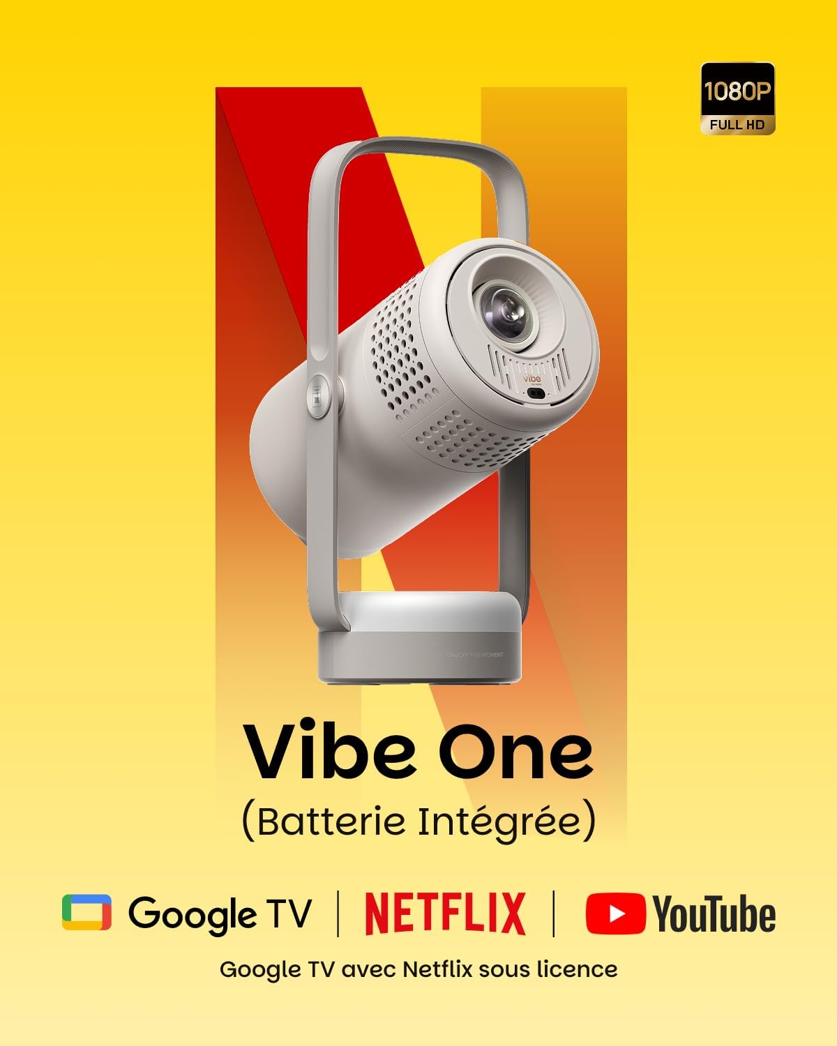 Detalle 2 de XGIMI Vibe One Batterie Portable 1080P