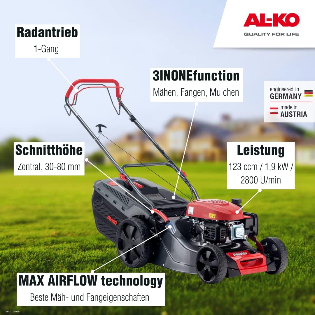 Thumbnail 2 de AL-KO Comfort 46.0 SP-A kosiarka spalinowa 46 cm, napęd, stalowa obudowa