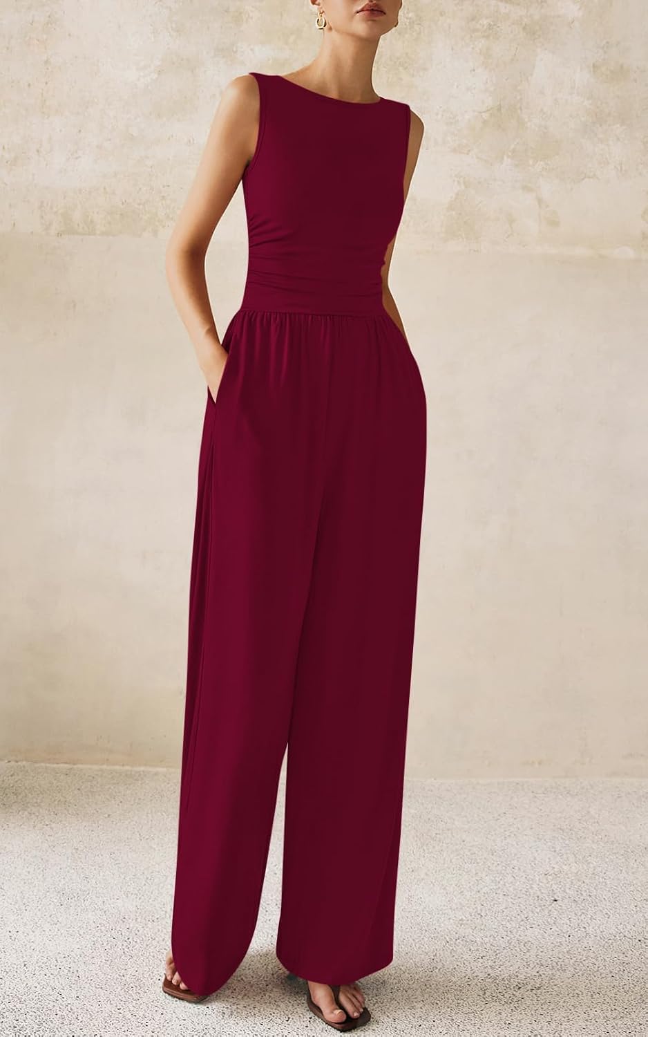 Thumbnail 3 de PRETTYGARDEN One Piece Jumpsuits for Women – Casual Dressy Wide Leg Rompers