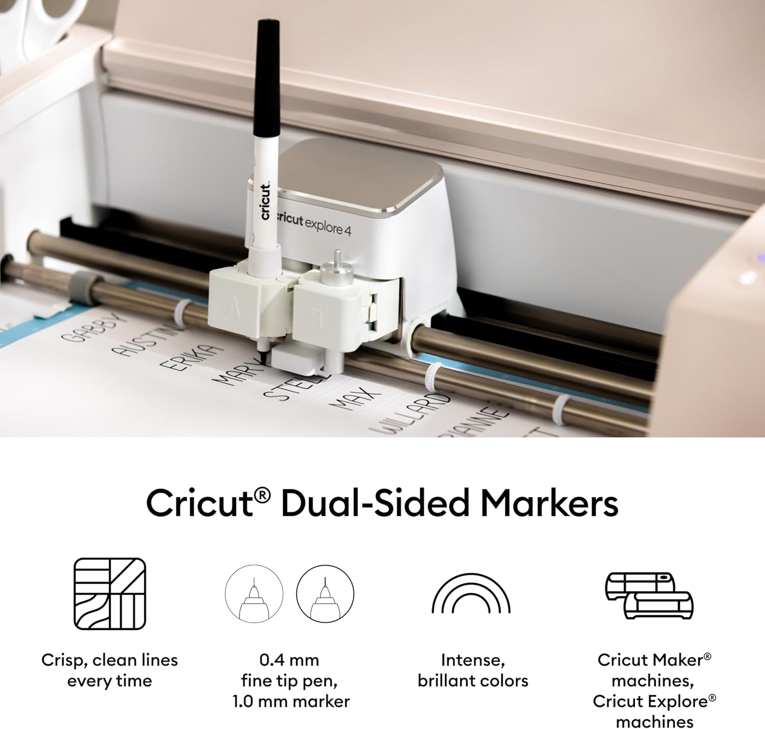Thumbnail 2 de Cricut Dual-Sided Markers, 22-count