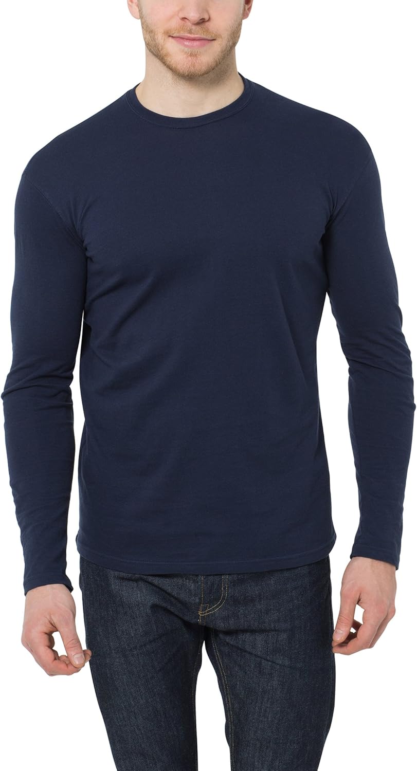 Thumbnail 5 de Lower East Basic Rundhals Langarmshirt 3er Pack