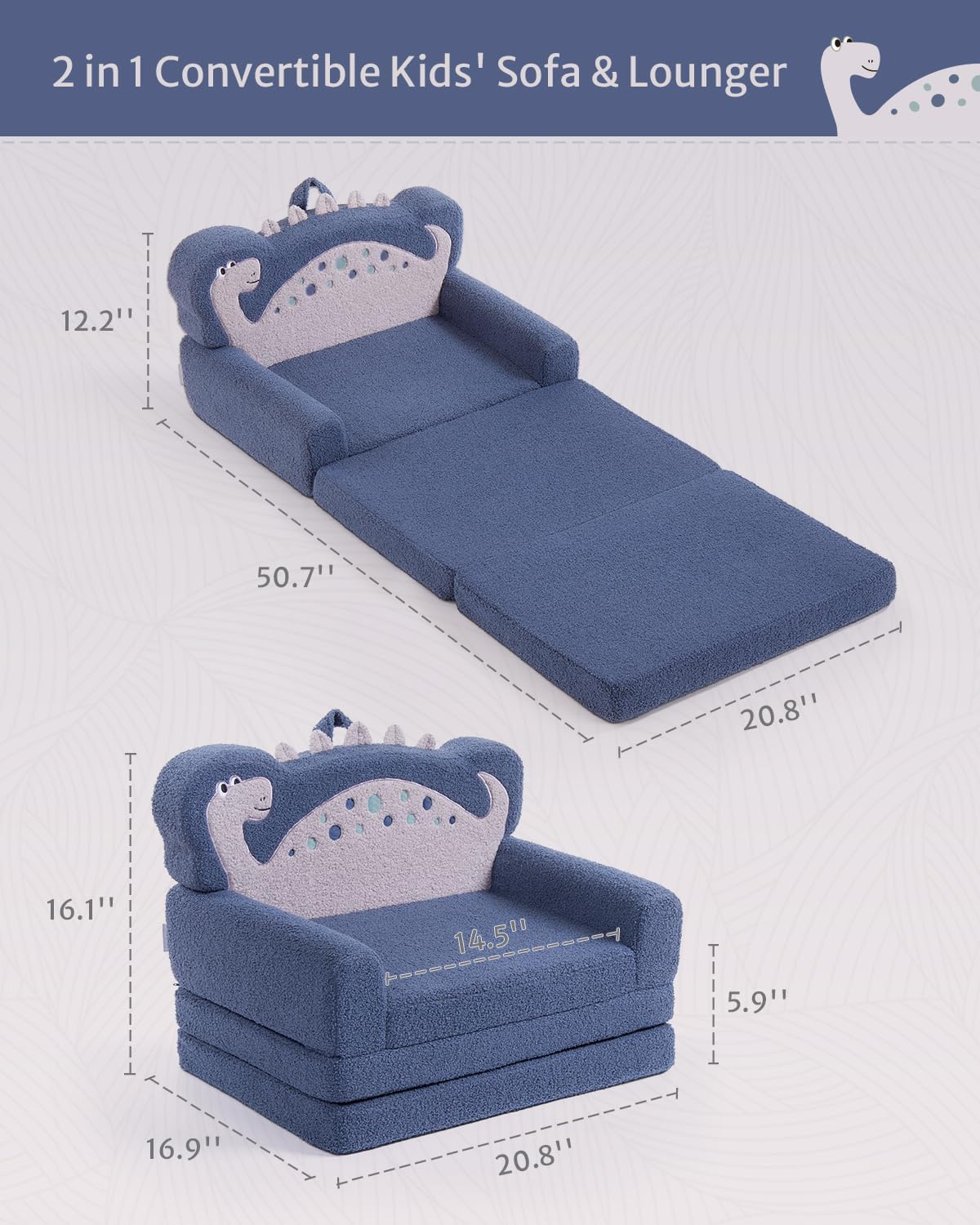 Thumbnail 2 de Blissful Diary Kids Couch 2-in-1
