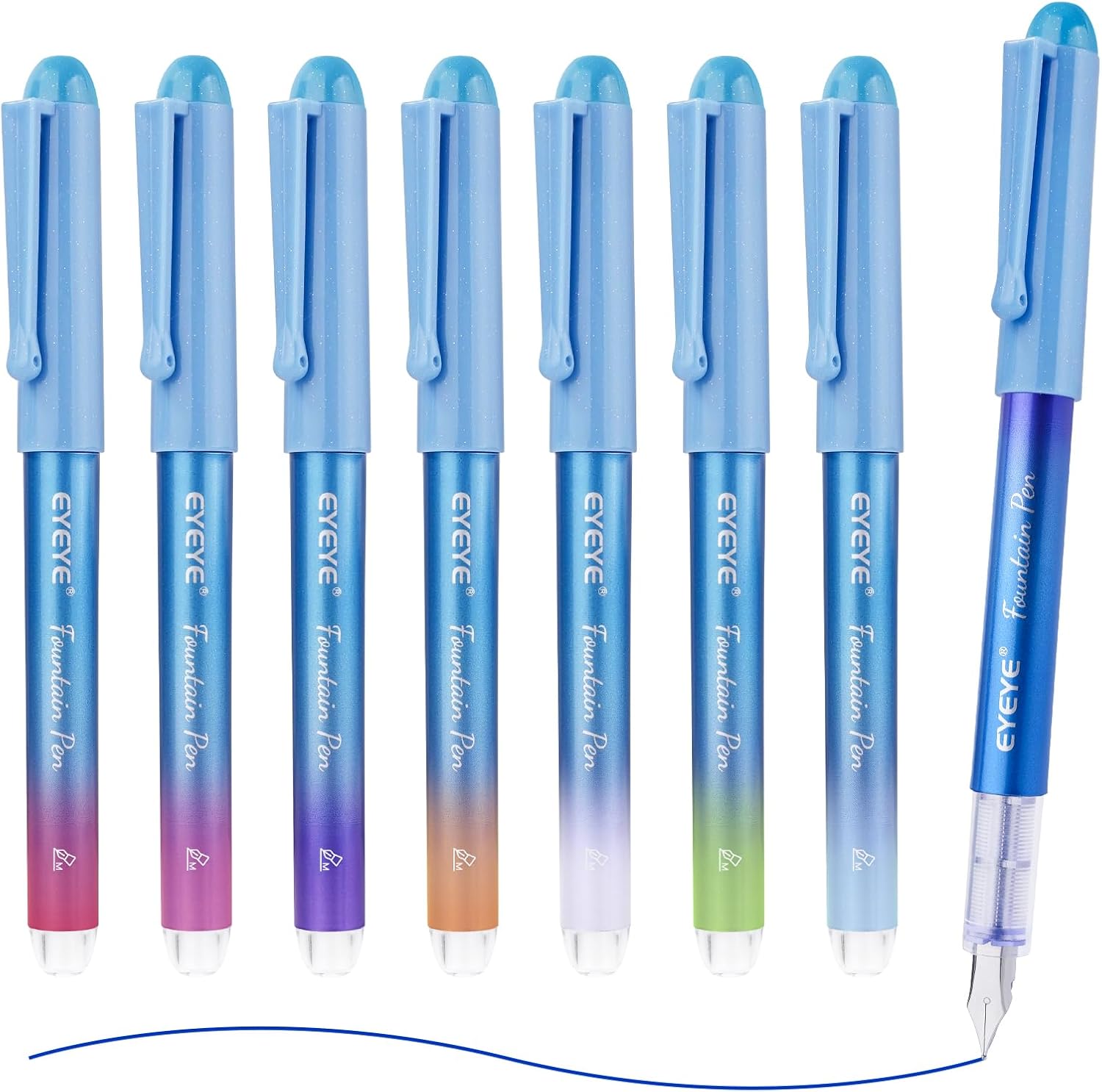 Detalle de EYEYE Fountain Pens, Pack of 8