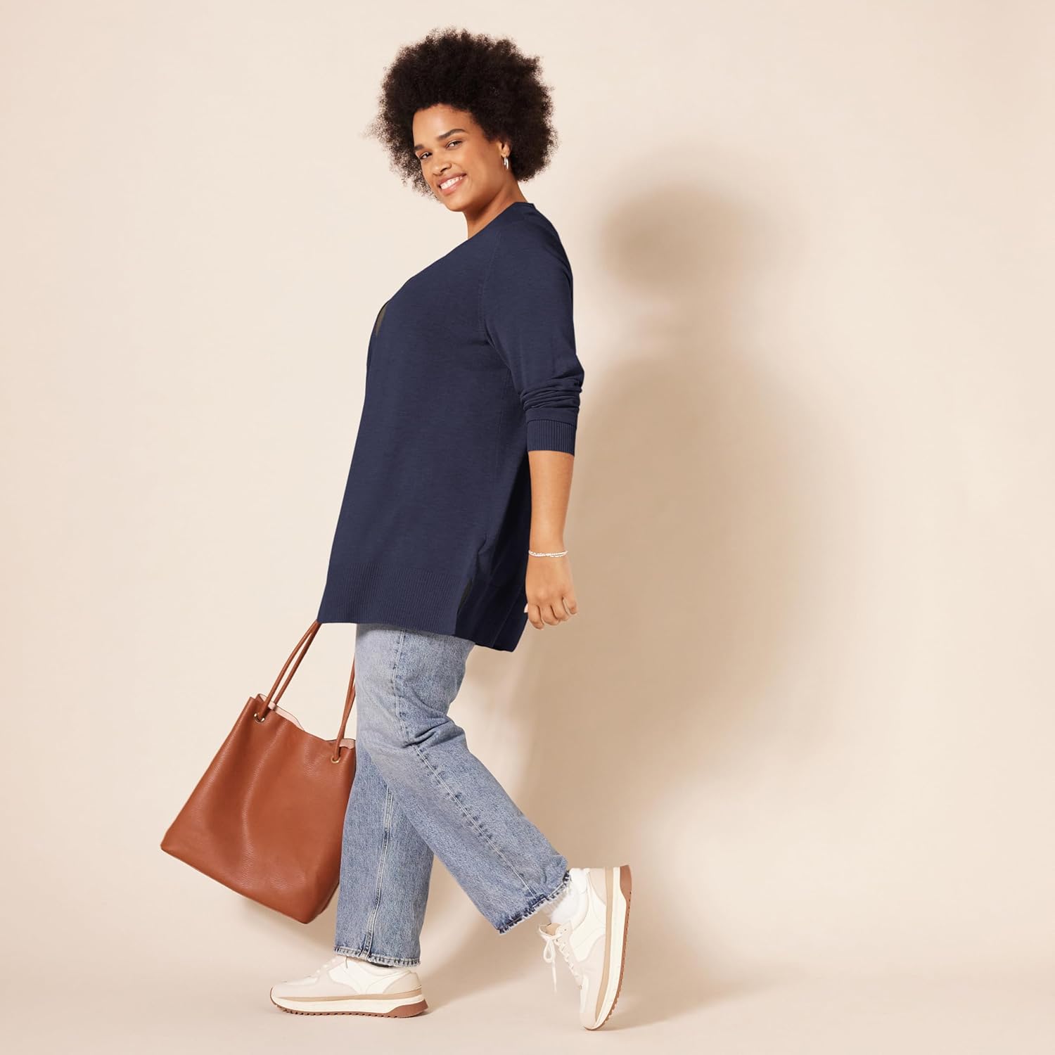 Thumbnail 6 de Amazon Essentials Women's Lightweight Long Open-Front Cardigan (Available in Plus Size)