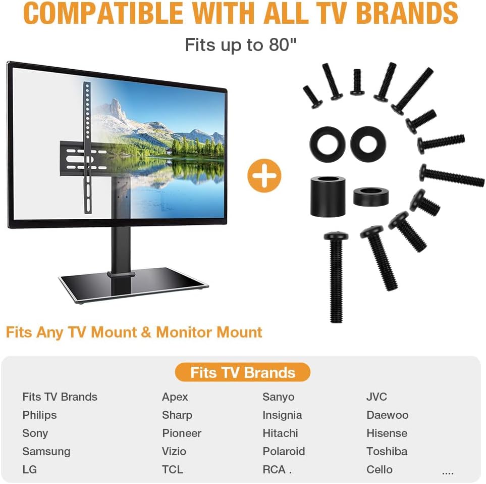 Thumbnail 6 de Flintronic Vis de Support TV 68 pièces pour 80"