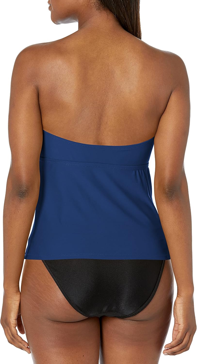 Detalle 2 de Catalina Maillot de Bain Tankini Bandeau Torsadé sur le Devant – Haut Femme