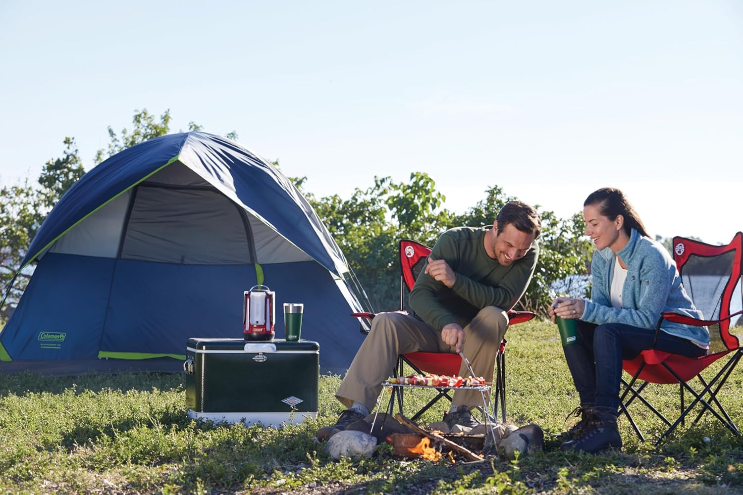 Thumbnail 3 de Coleman Sundome Camping Tent with Rainfly — 2/3/4/6 Person, Weatherproof, 10-Minute Setup
