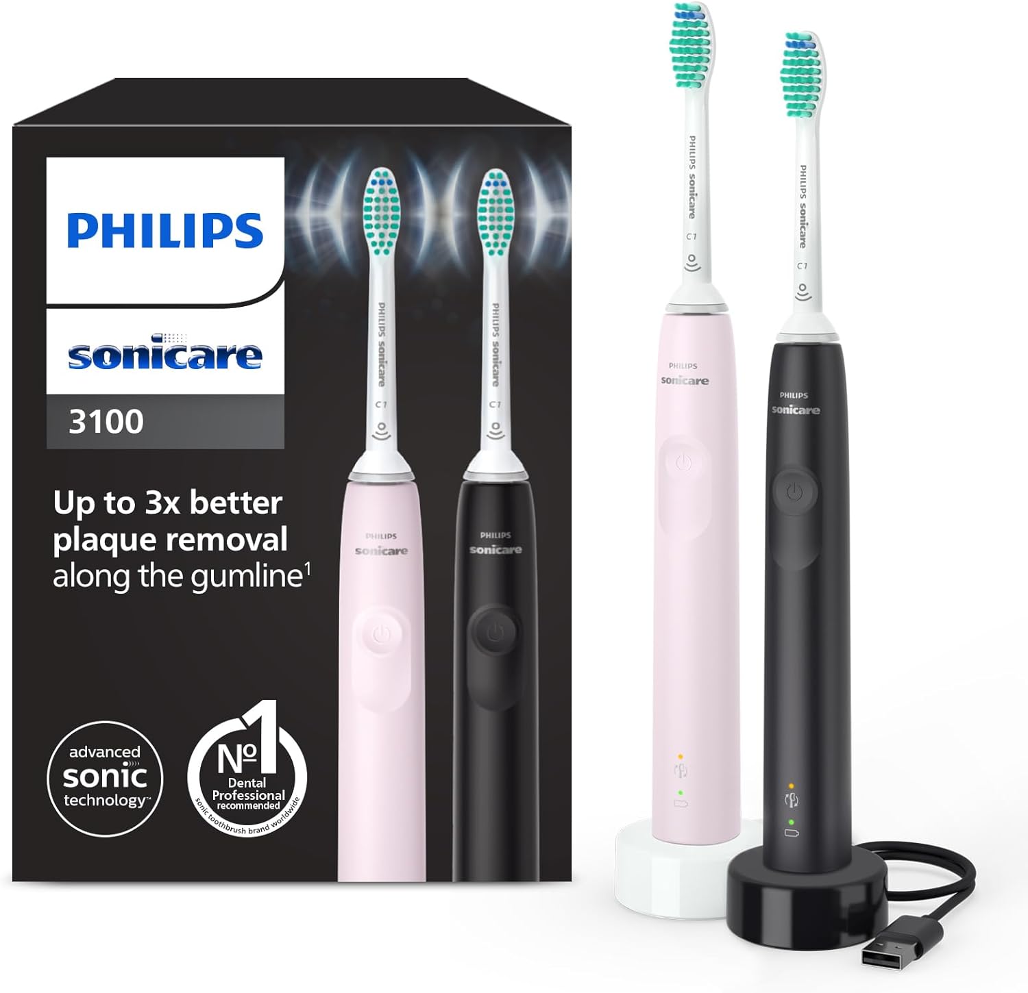 Thumbnail 6 de Philips Sonicare Serie 3100 Spazzolino Elettrico 62.000 mov/min