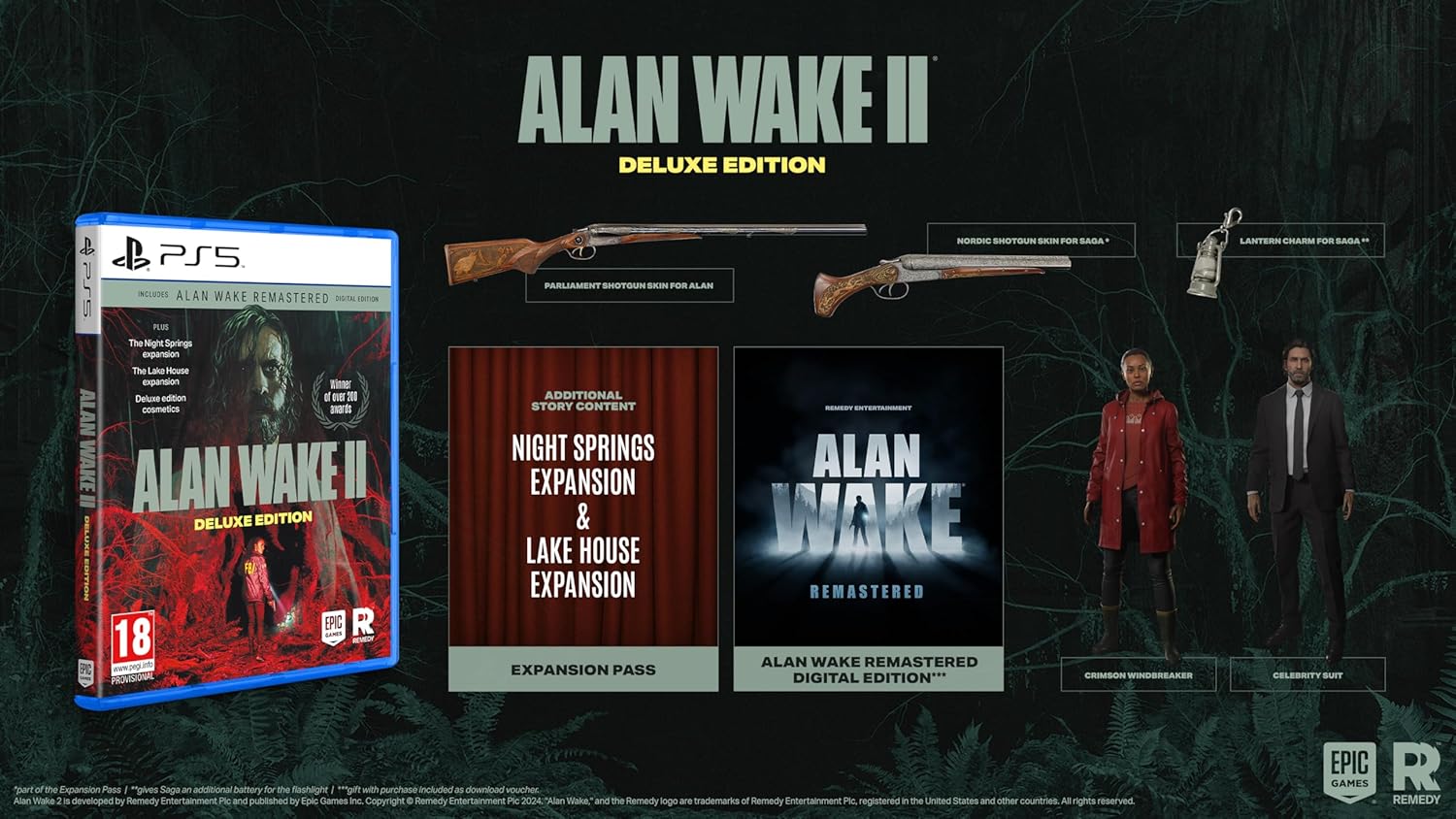 Thumbnail 1 de Epic Games Alan Wake 2 Deluxe Edition PS5